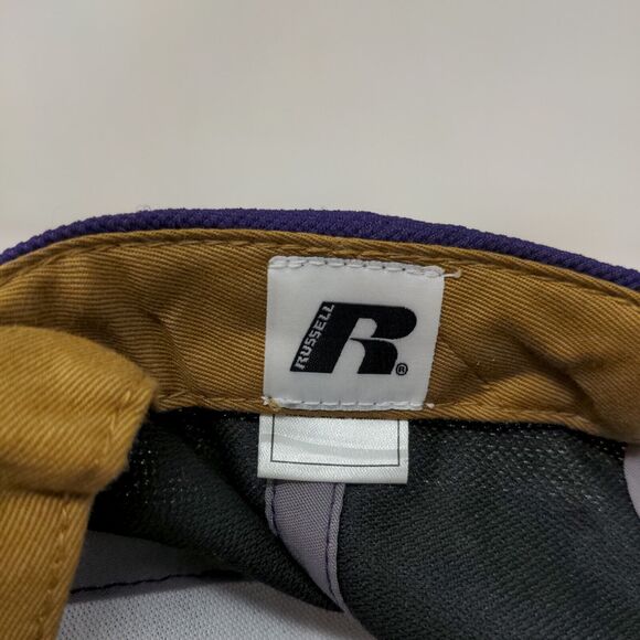 Russell Athletic Men's Strapback Hat Purple Western Carolina Catamounts Logo - Picture 7 of 7